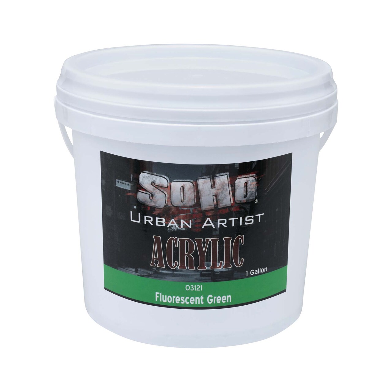 SoHo Urban Artist Heavy Body Acrylic Paint - 1 Gallon - Thick, Rich Color, Excellent Coverage, Professional Quality - Artists Acrylic Paint